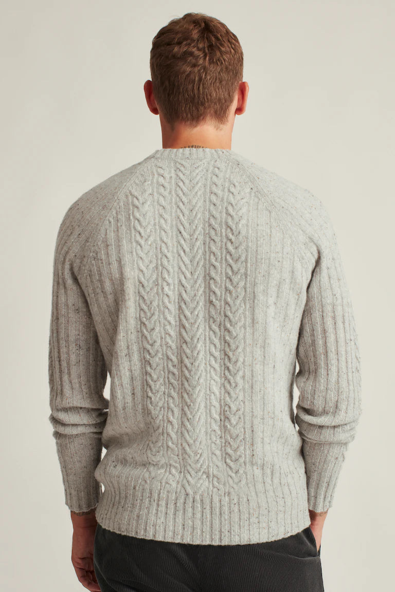 Donegal Cable Crew Neck Sweater