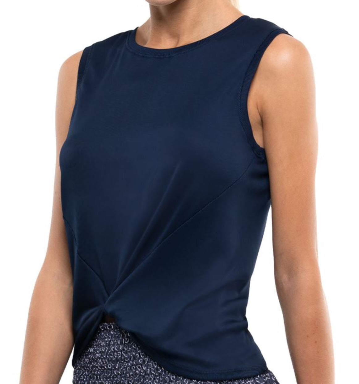 Lucky in Love Twist Front Tank