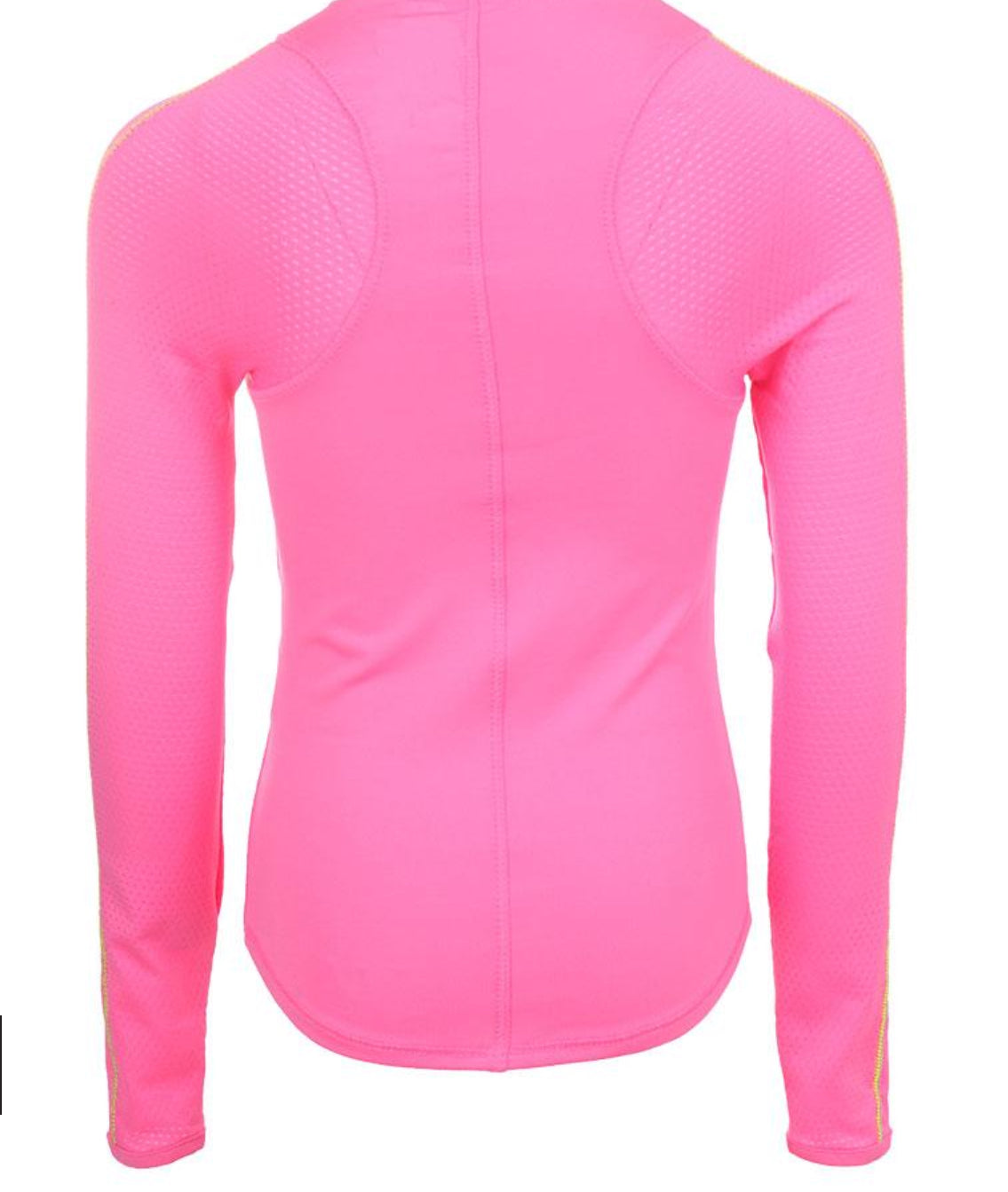 Lucky in Love Girls' Athletic Crew Long Sleeve Tennis Top