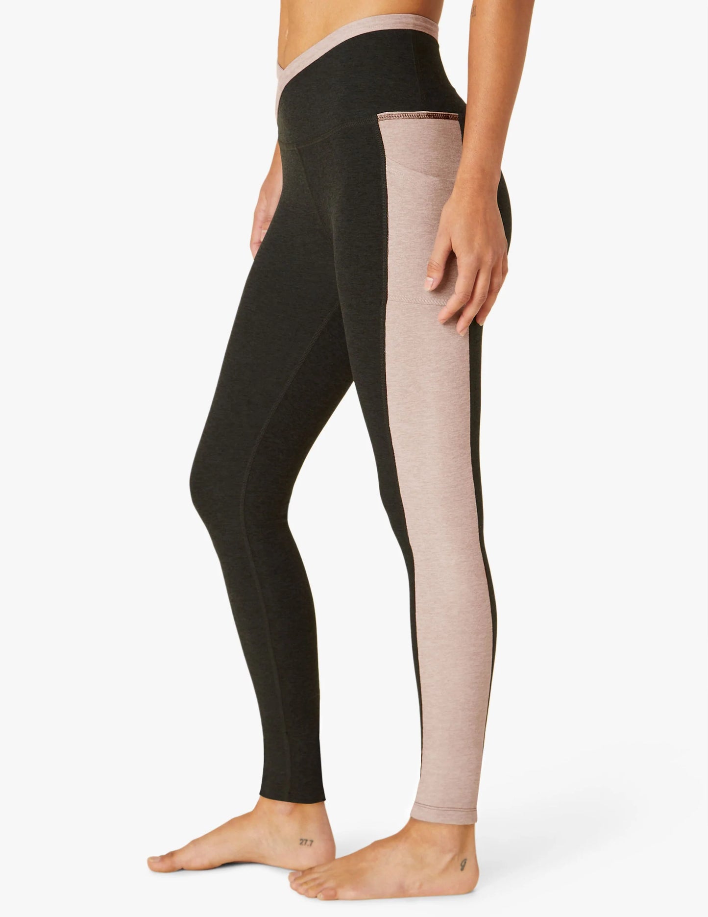 Spacedye On Block High Waisted Midi Legging