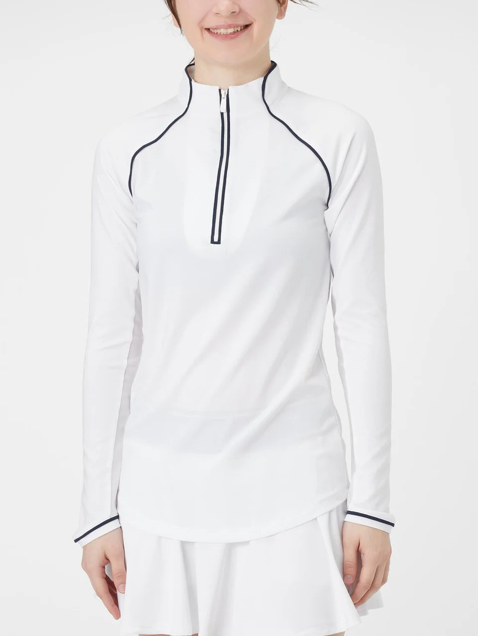 Penguin Women's Veronica Sun Production 1/4 Zip Tennis Top