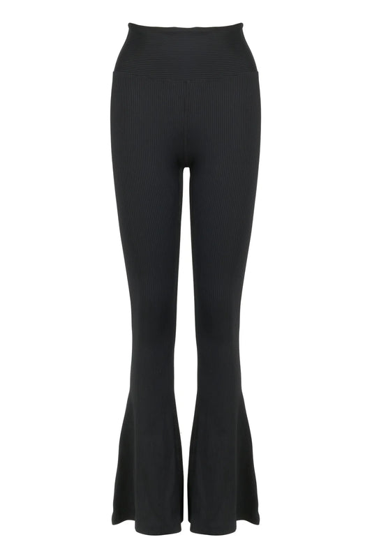 Year of Ours Womens Ribbed Flare Legging