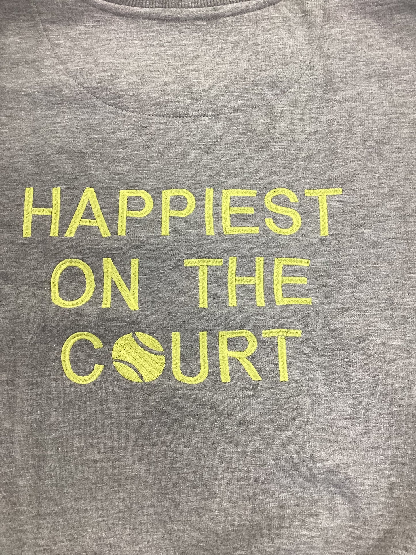 Happiest on the Court Tennis
