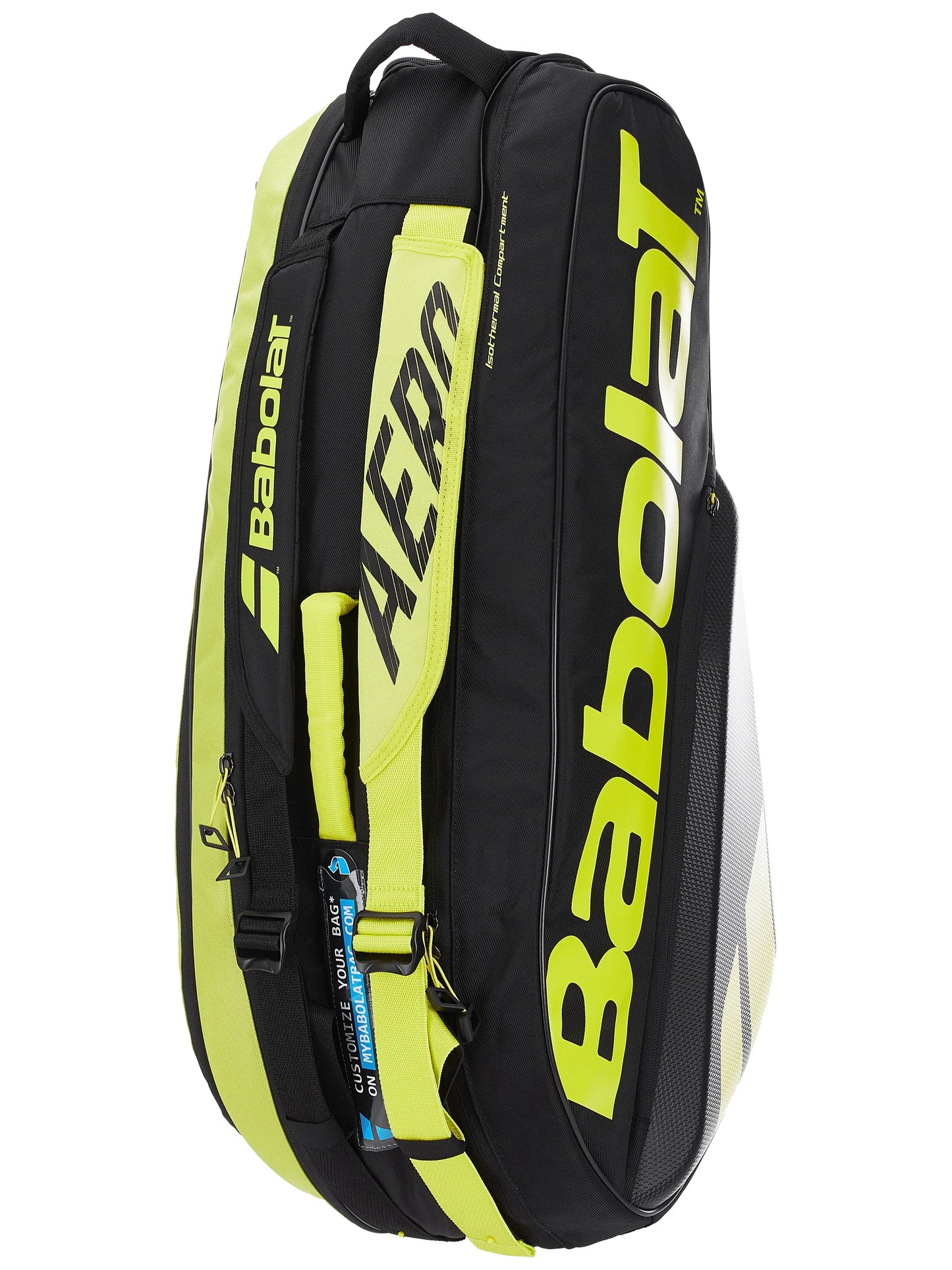 Babolat Pure Aero 6 Pack Bag Black/Yellow