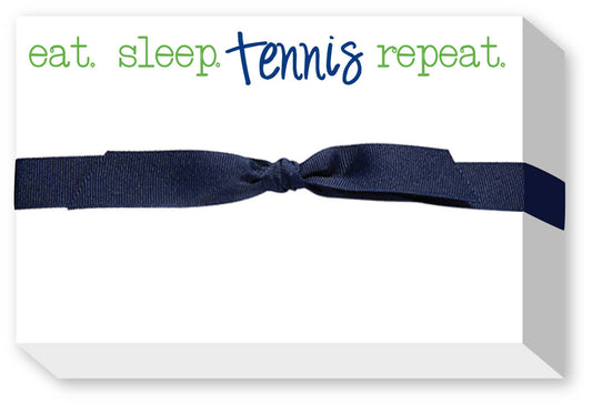 EAT SLEEP TENNIS BIG & BOLD NOTEPAD