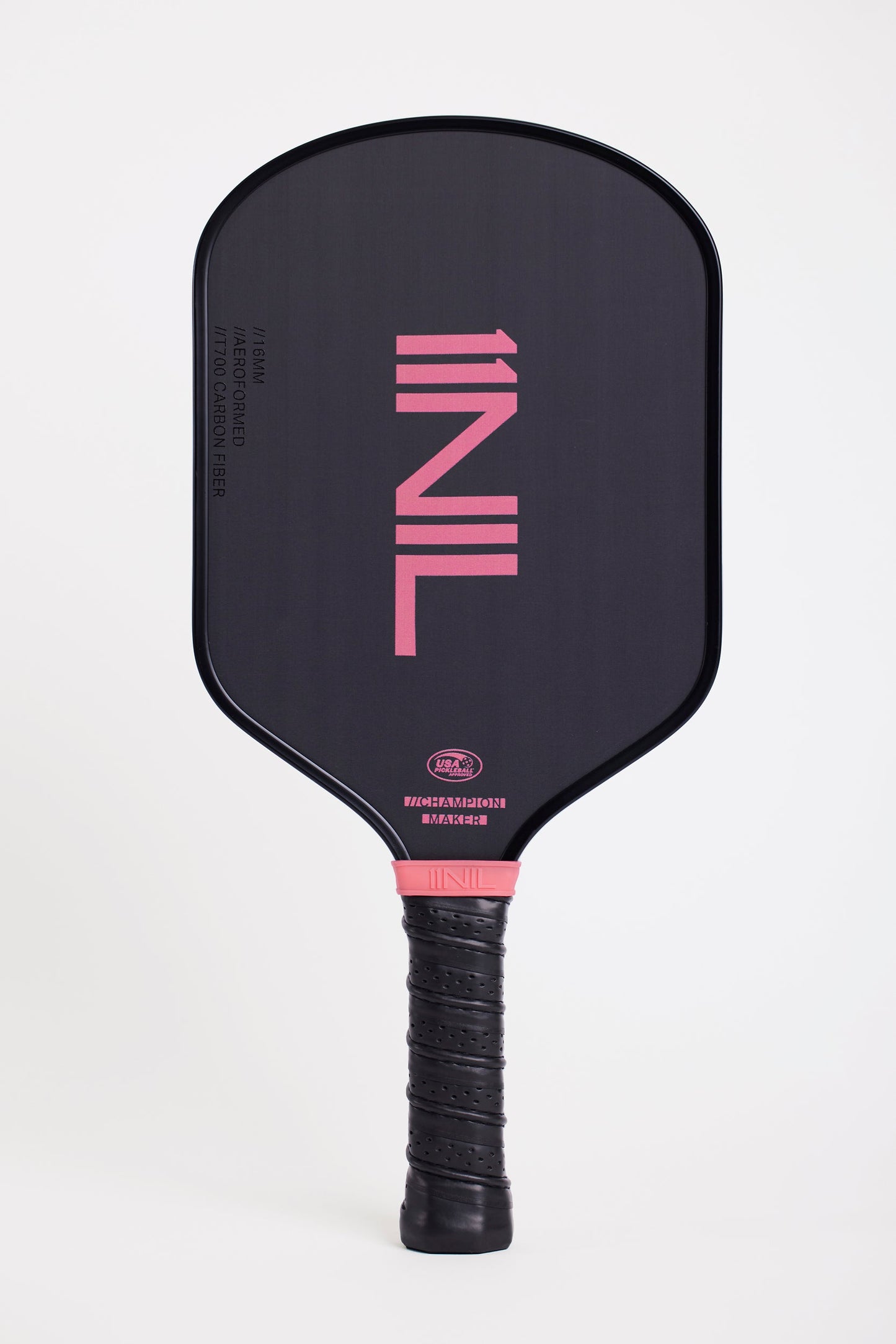 CHAMPION MAKER AERO TOP PICKLEBALL PADDLE  - BUBBLEGUM BLACK
