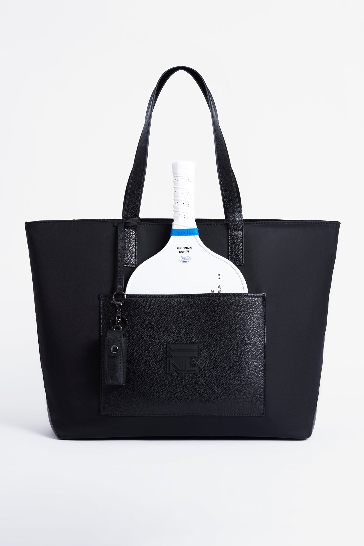 ON THE MOVE OVERSIZED TOTE BAG - BLACK