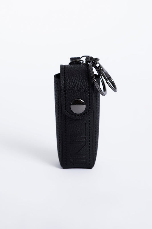 ALWAYS WITH ME LIP BALM + KEYCHAIN HOLDER - BLACK