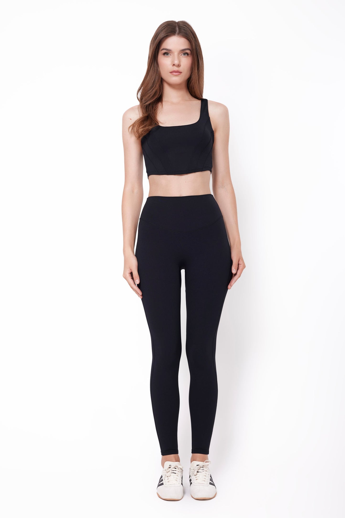 NYC CORSET TOP - SUEDETECH BLACK