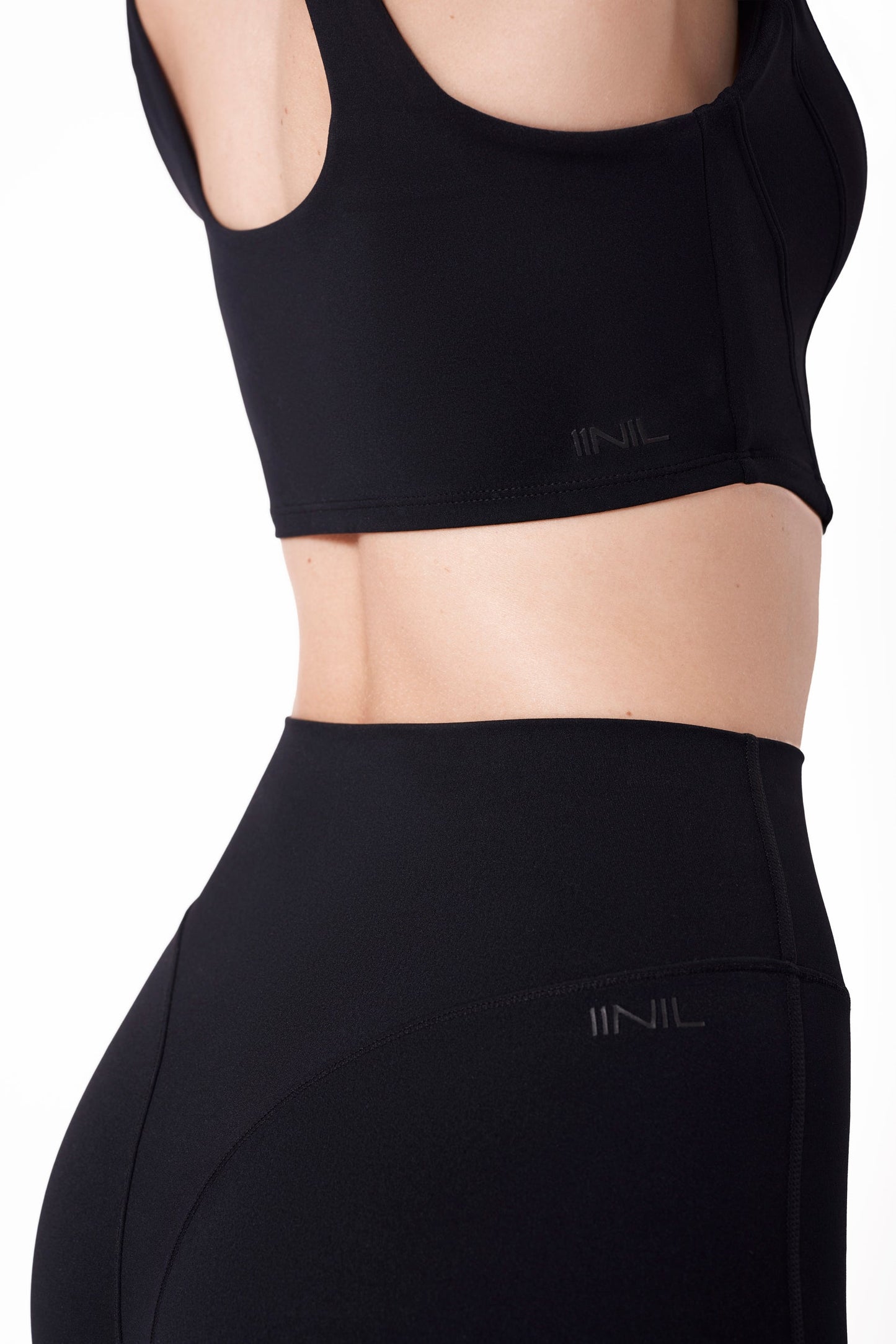 NYC CORSET TOP - SUEDETECH BLACK
