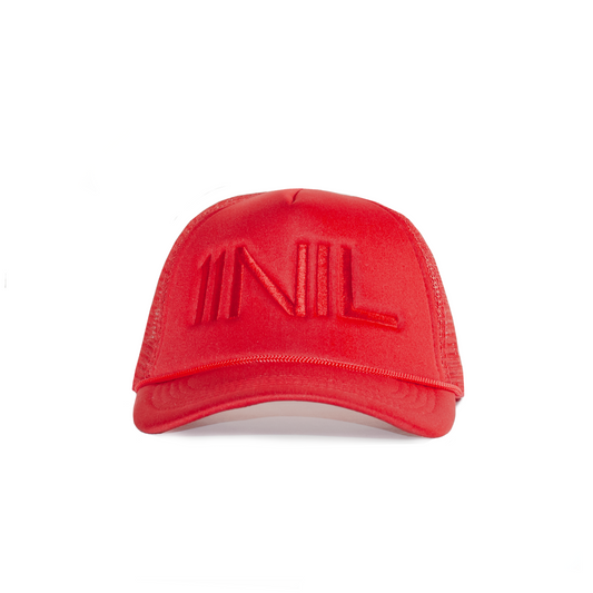 11NIL SIGNATURE TRUCKER HAT - RED