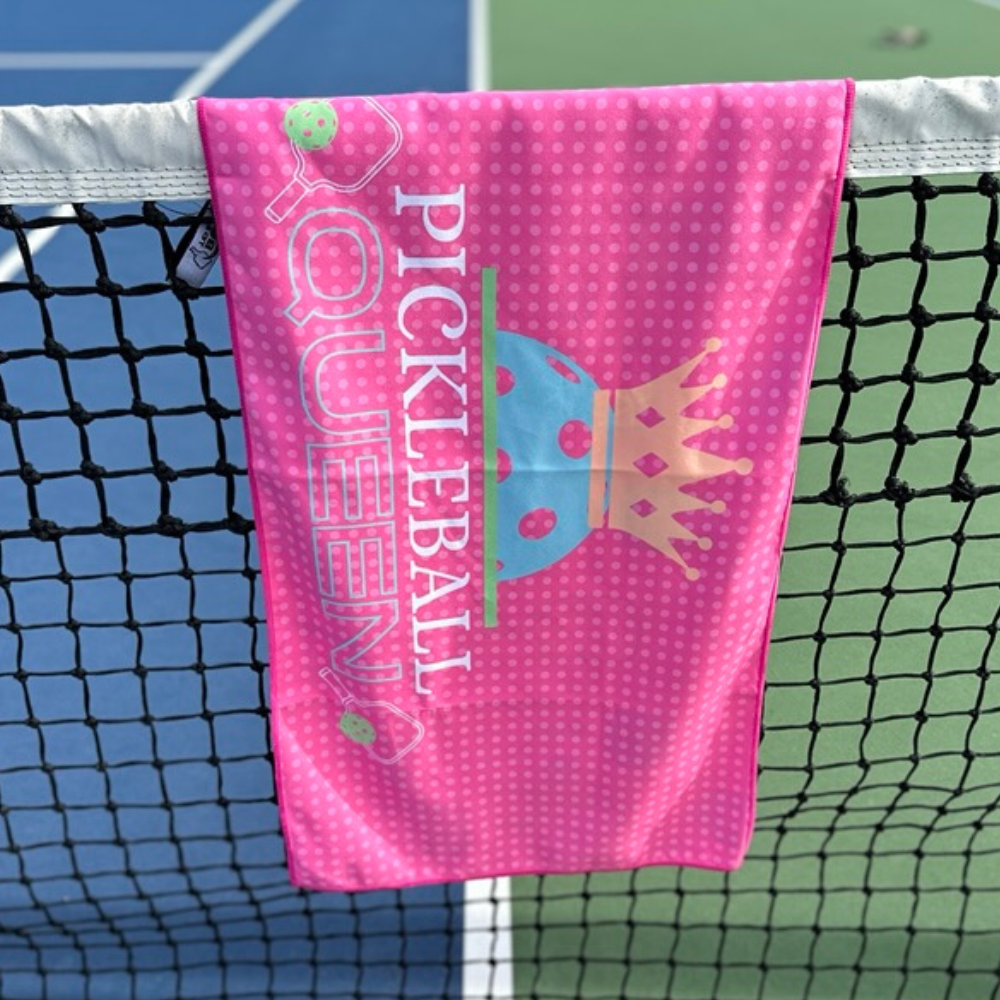 Pickleball Queen Double-Sided Microfiber Athletic Towel