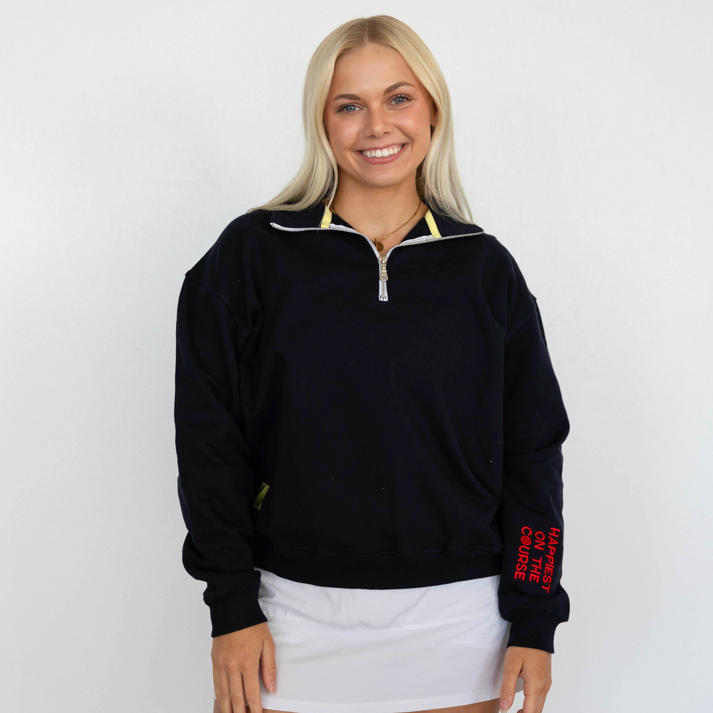 Happiest on the Course® Quarter Zip Golf Sweatshirt
