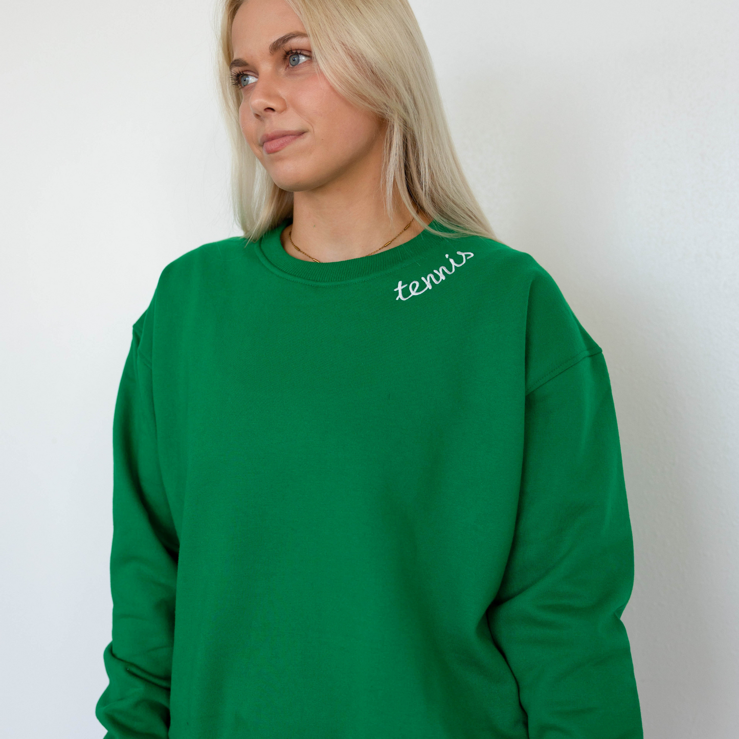 Tennis patches sweatshirt