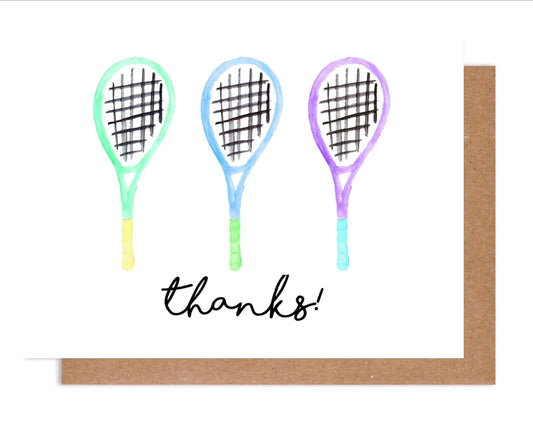 Island Haus Co Tennis Thanks! Card