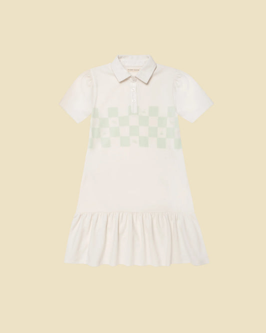 The Sunday Collective Play Polo Dress in Ace Check