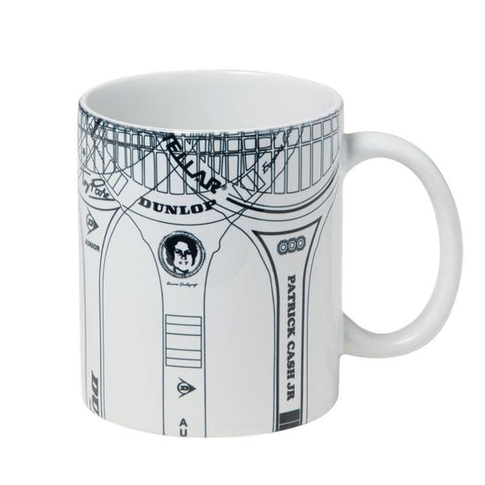 Outline Series Vintage Tennis Racquets Coffee Mug