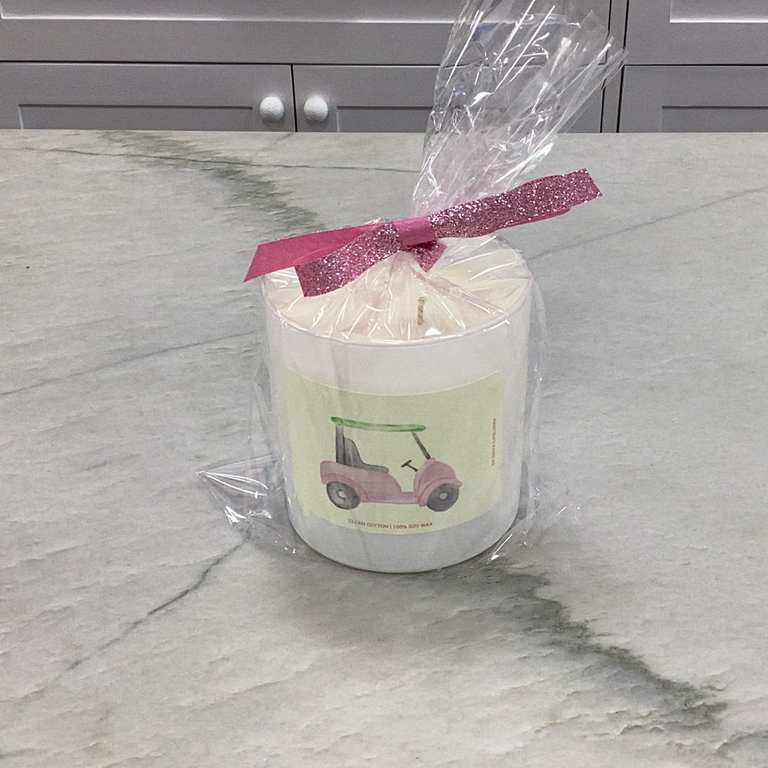 Kristina’s Kandles White Glass Tumbler jar candle