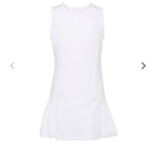 Fila Girls` Essentials Pleated Tennis Dress