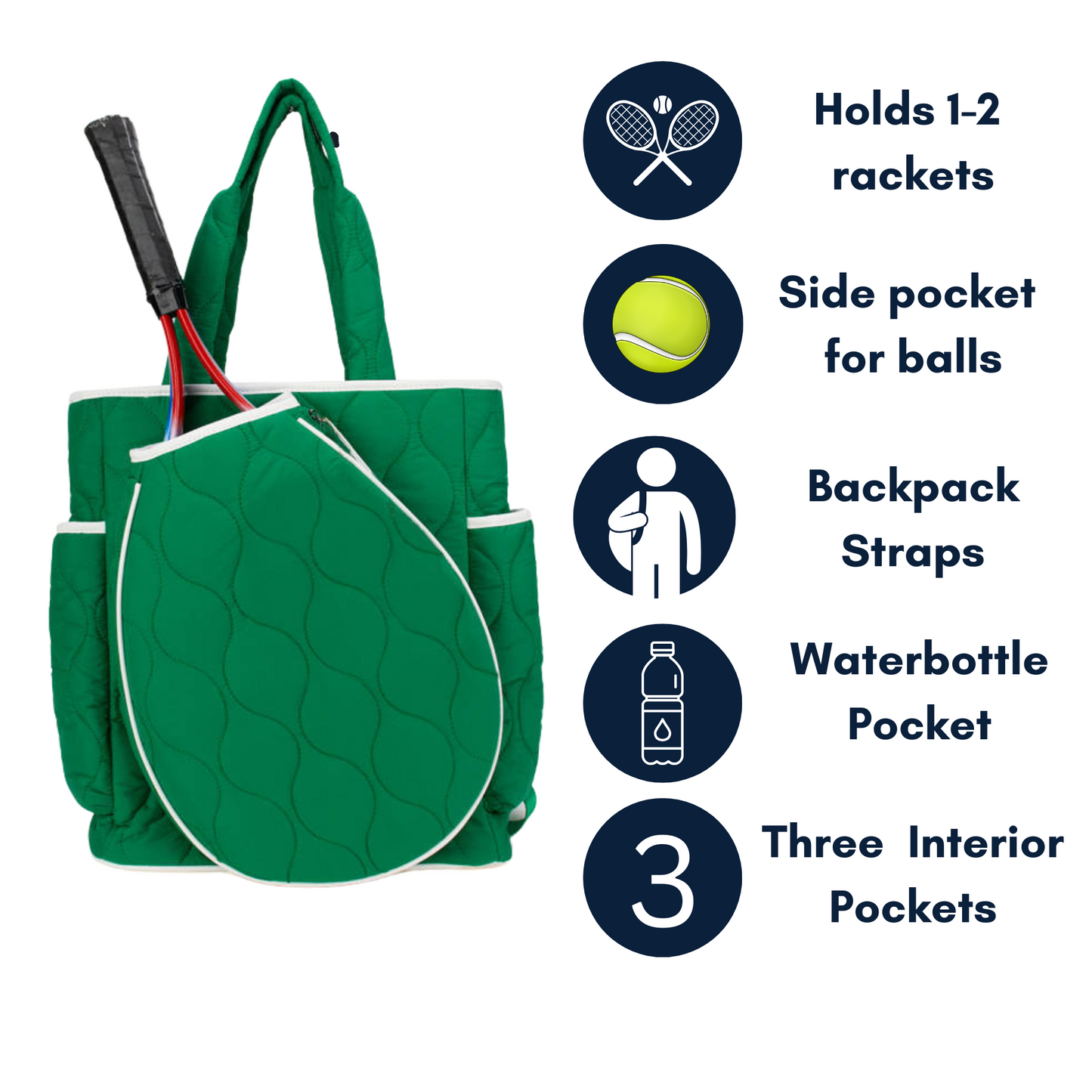 Park Ave Tennis Convertible Bag/Backpack