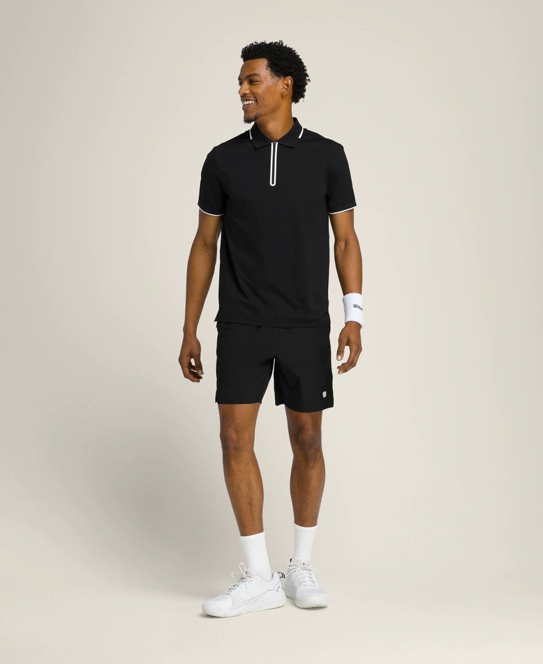 Wilson Mens Advantage Zip Polo