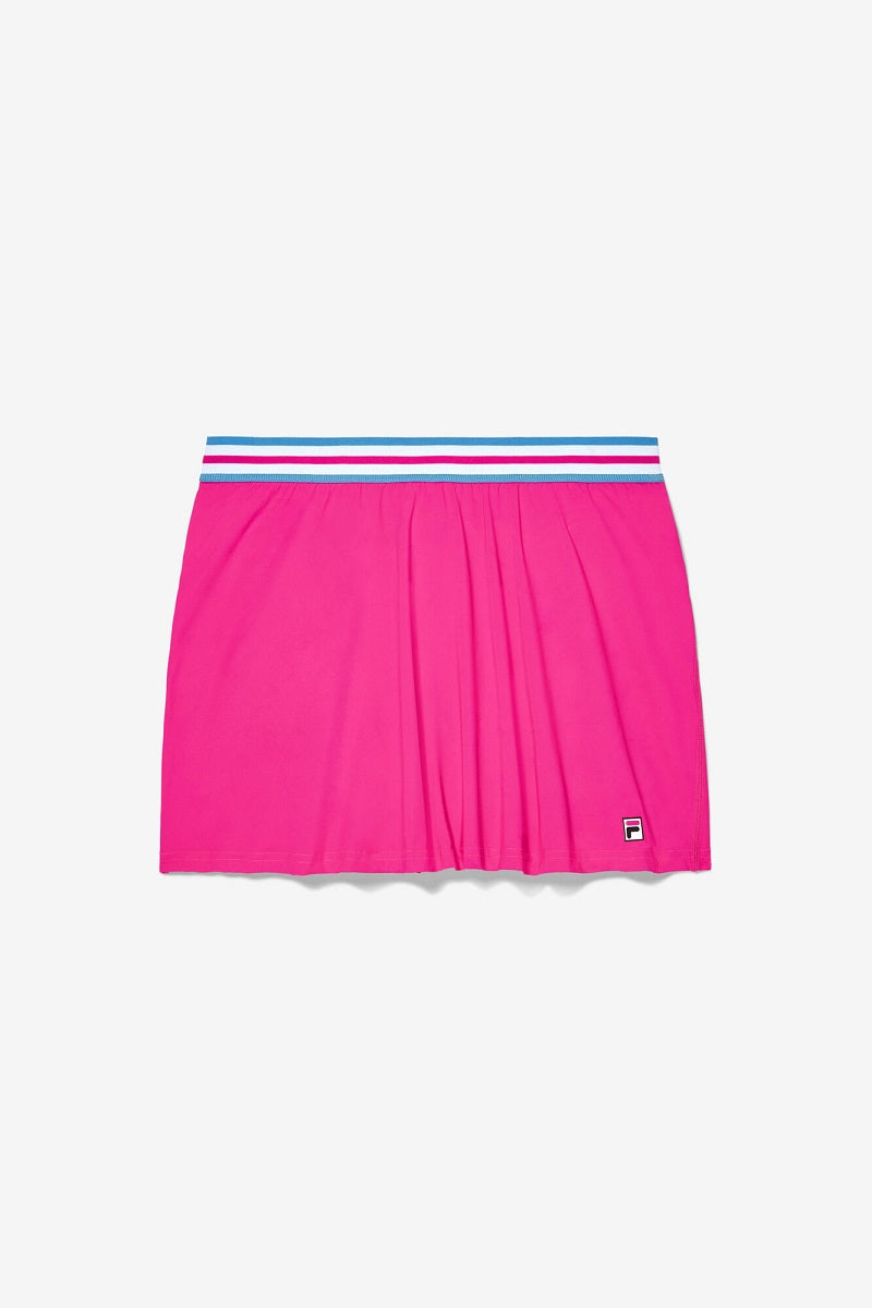 Fila-Tie breaker high waisted skort