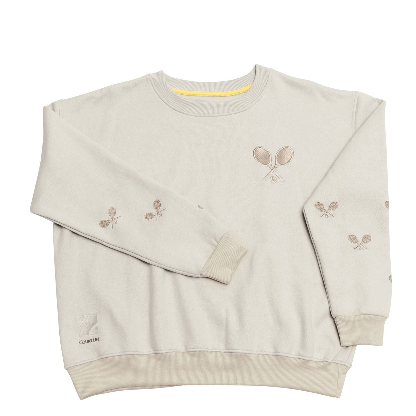 Tennis Racquets Sleeves Sweatshirt
