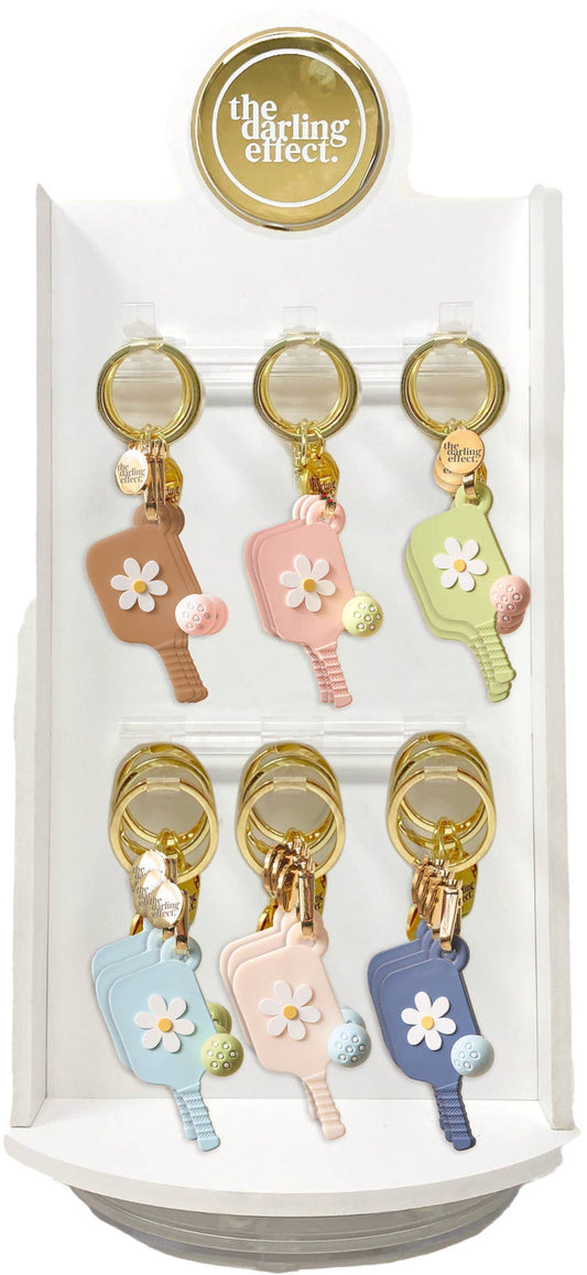 Pickleball Paddle Keychain