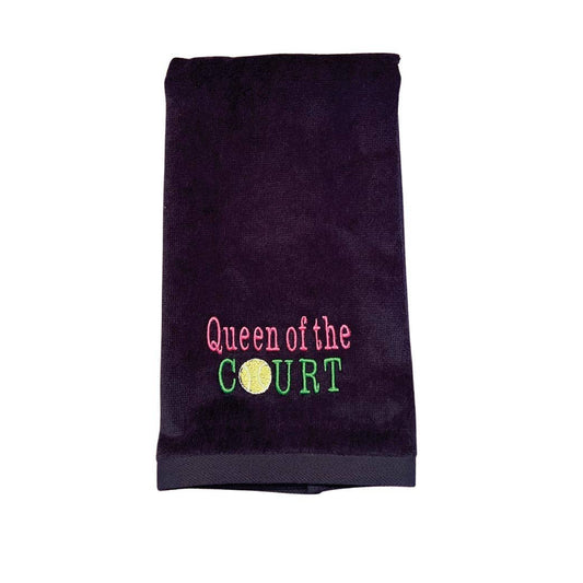 KING/QUEEN OF THE COURT EMBROIDERED TENNIS TOWELS: KING OF THE COURT