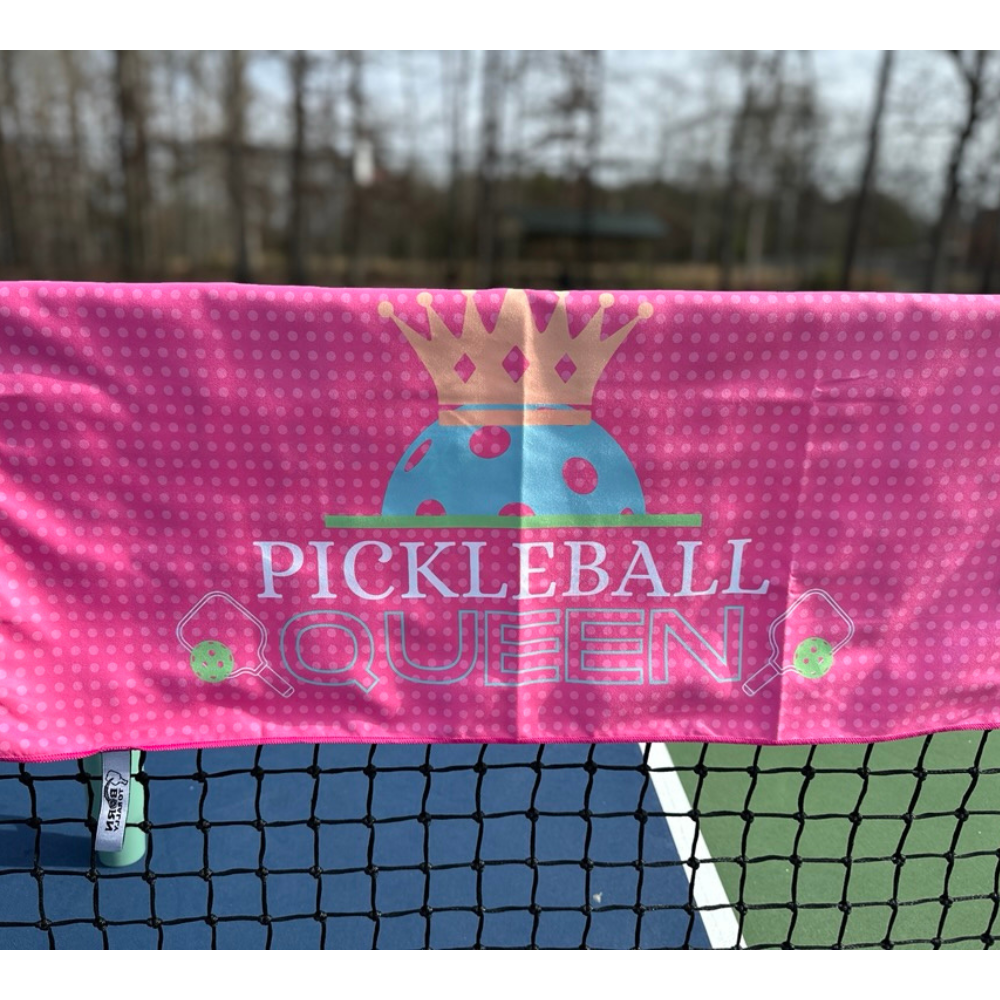 Pickleball Queen Double-Sided Microfiber Athletic Towel