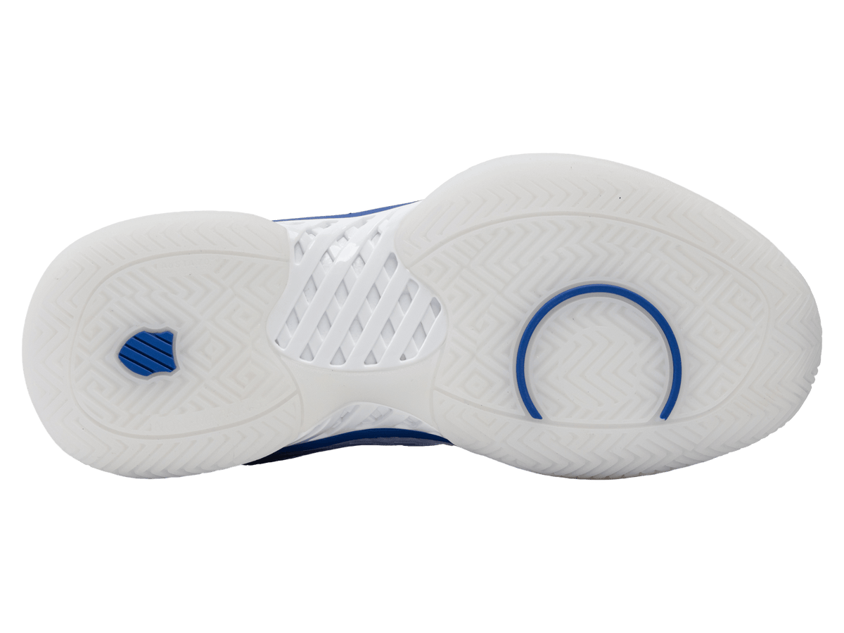 97382-110-M | HYPERCOURT EXPRESS 2  LUCKY IN LOVE | WHITE/ELECTRIC BLUE/SILVER
