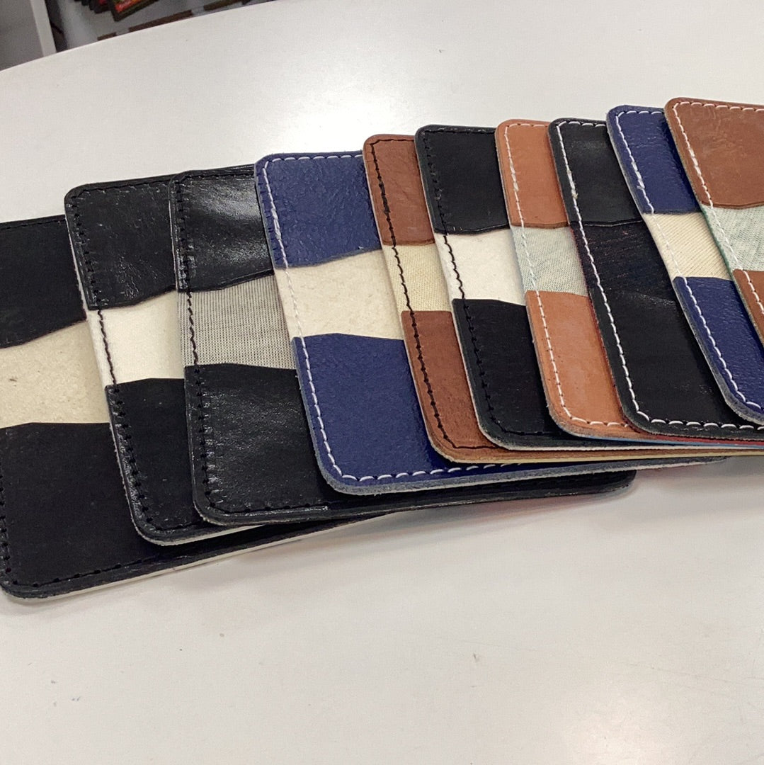 Racquet Inc. Leather Up-cycled  Tennis Wallets