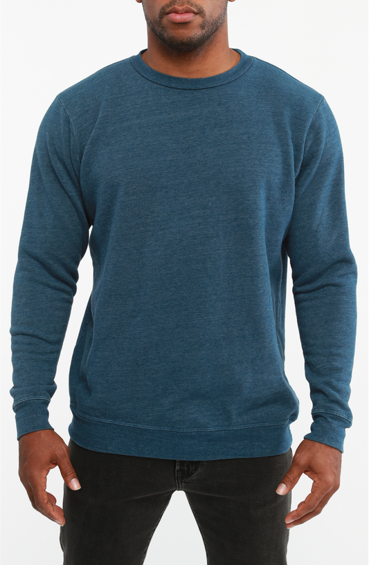 SWEATSHIRT-BLUE-ULTRA SOFT: S