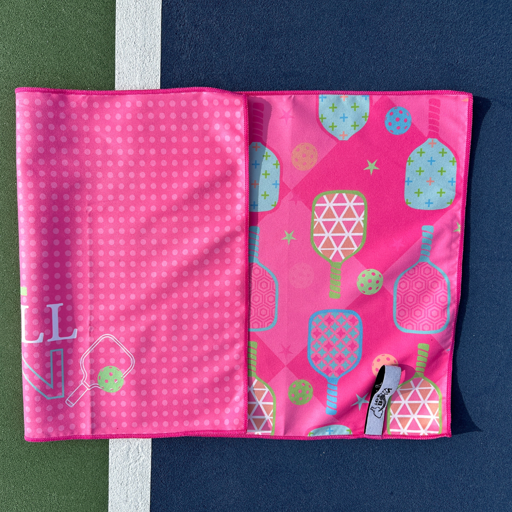 Pickleball Queen Double-Sided Microfiber Athletic Towel