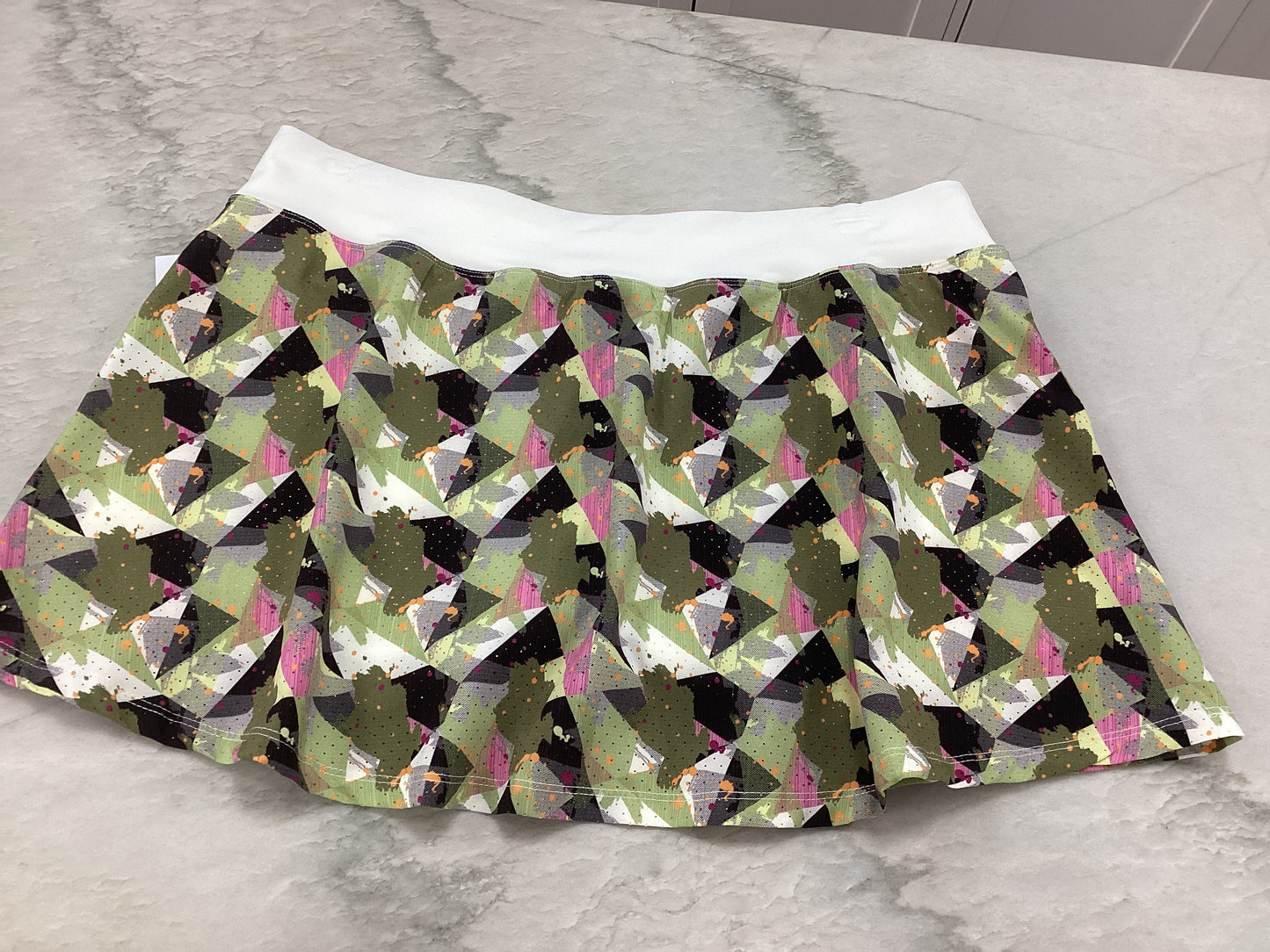Lija Pin Dot Swing Skort