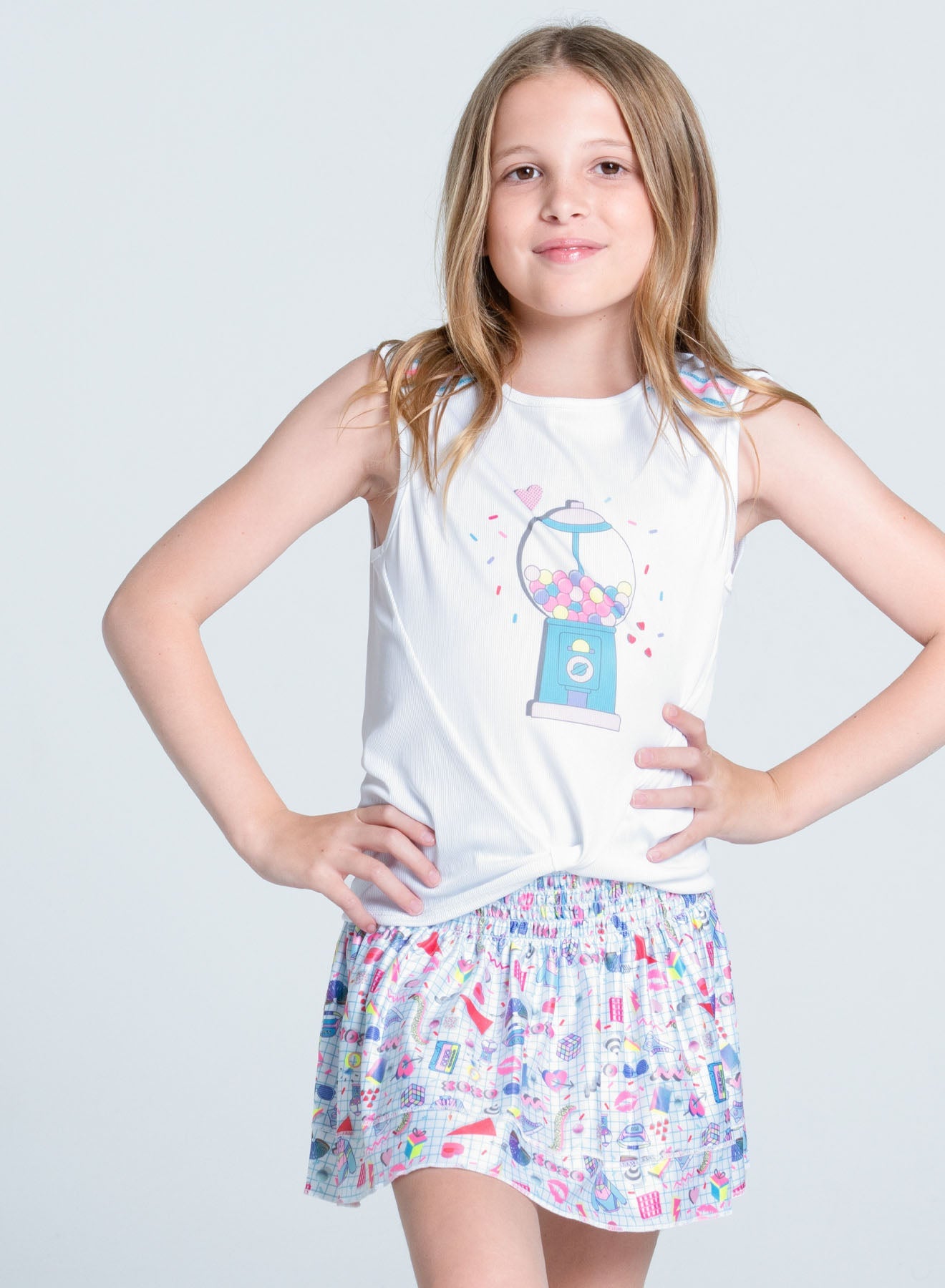 Diva Smocked Skirt- Girls