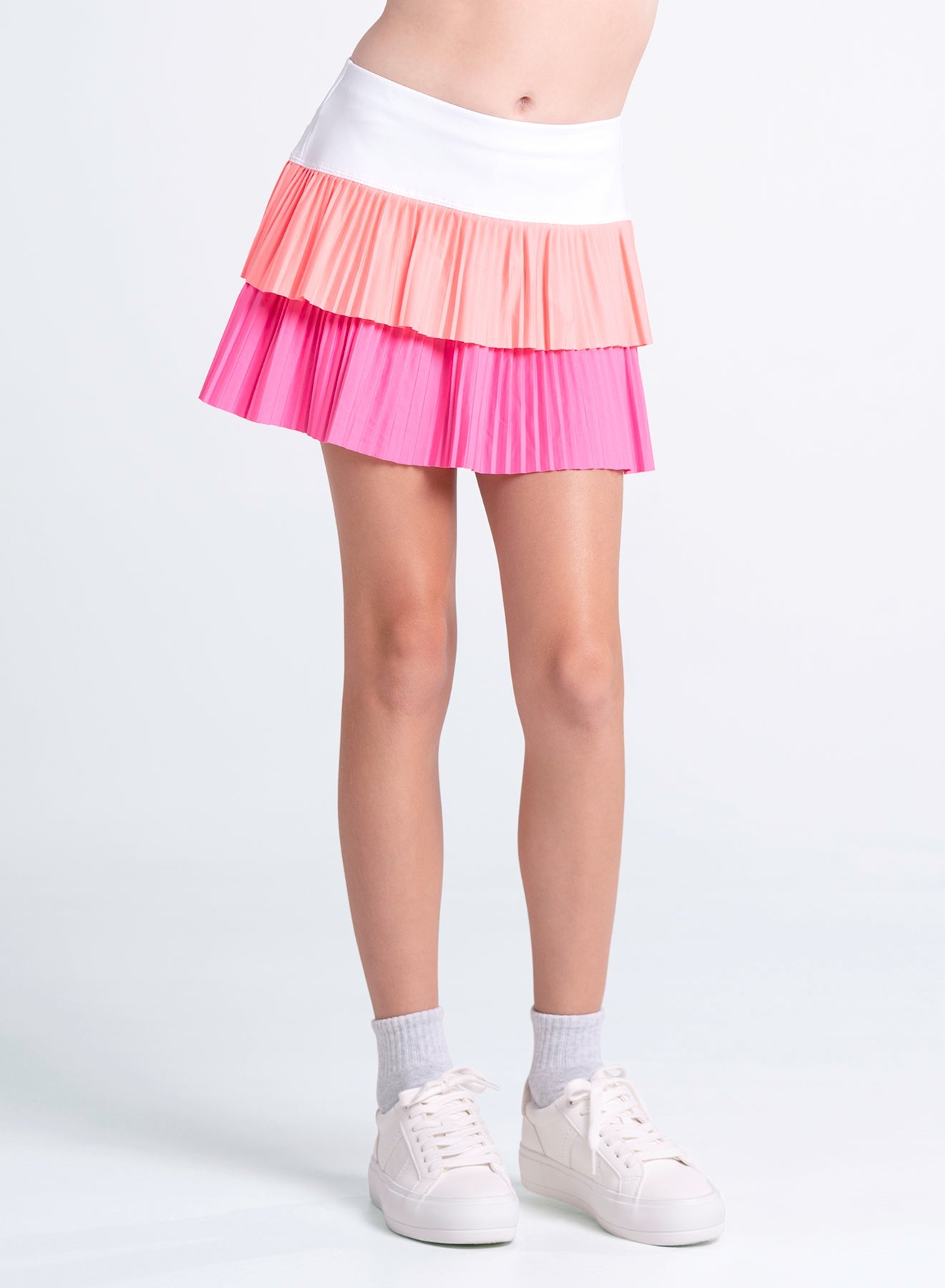 Doubles Pleated Skirt- Girls