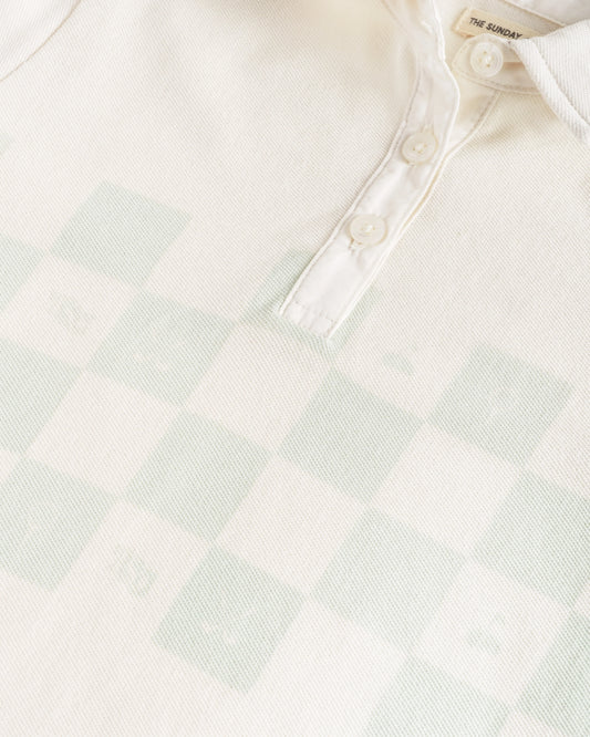 The Sunday Collective Play Polo Dress in Ace Check
