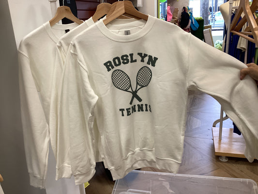 Roslyn Crewneck Sweatshirt - Custom Green Tennis size Small