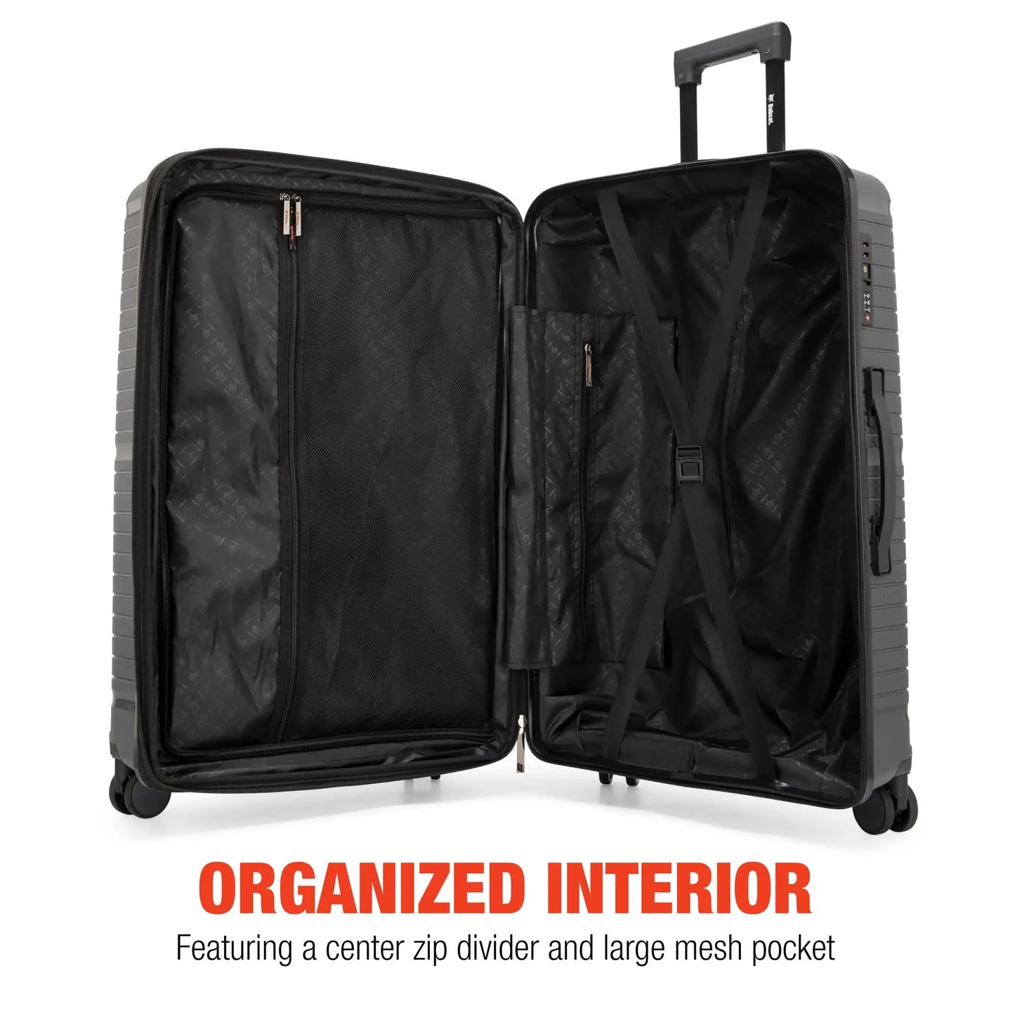 Trencher 3 Piece Expandable Tough Luggage Set