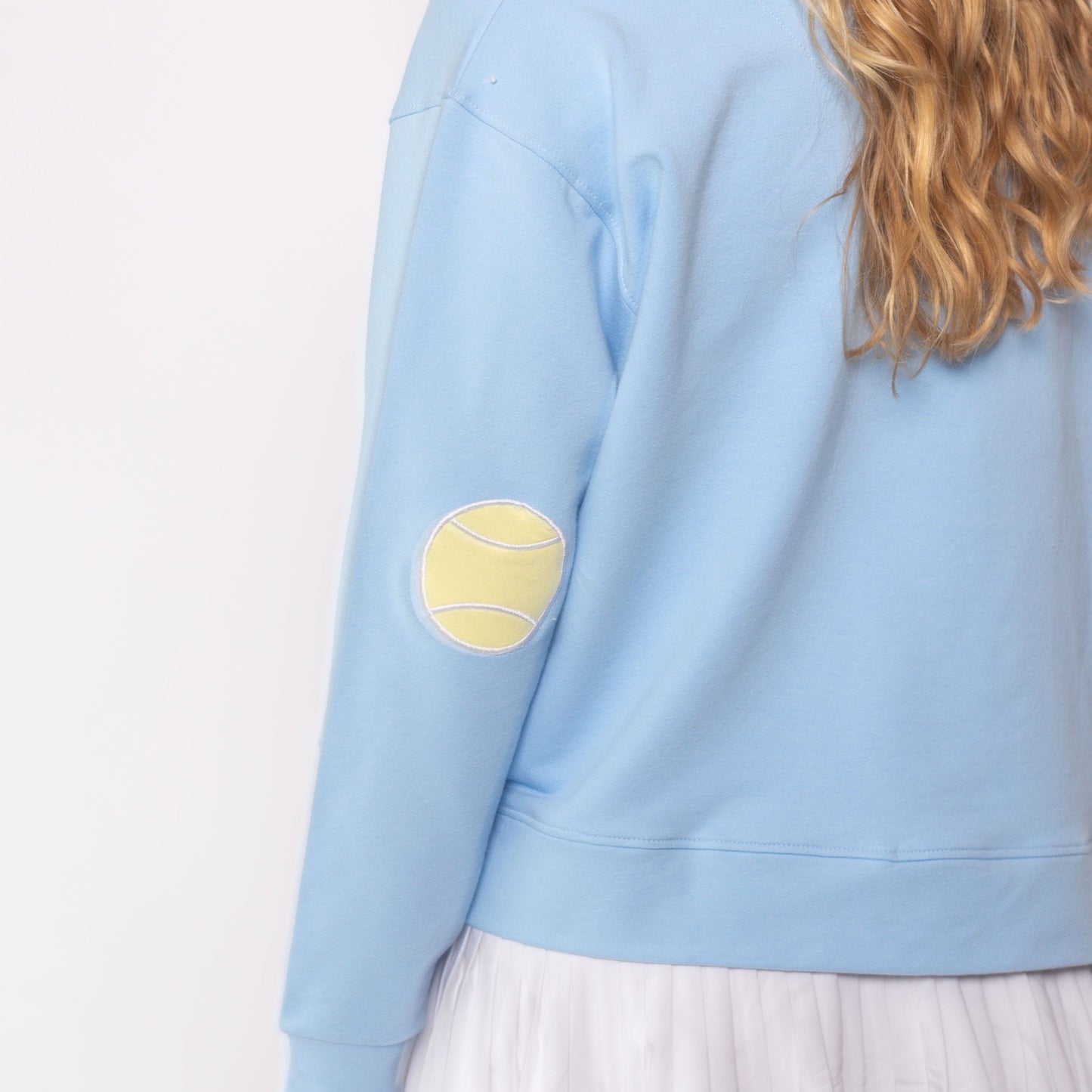 Tennis patches sweatshirt