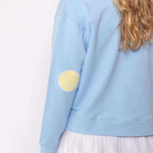 Tennis patches sweatshirt