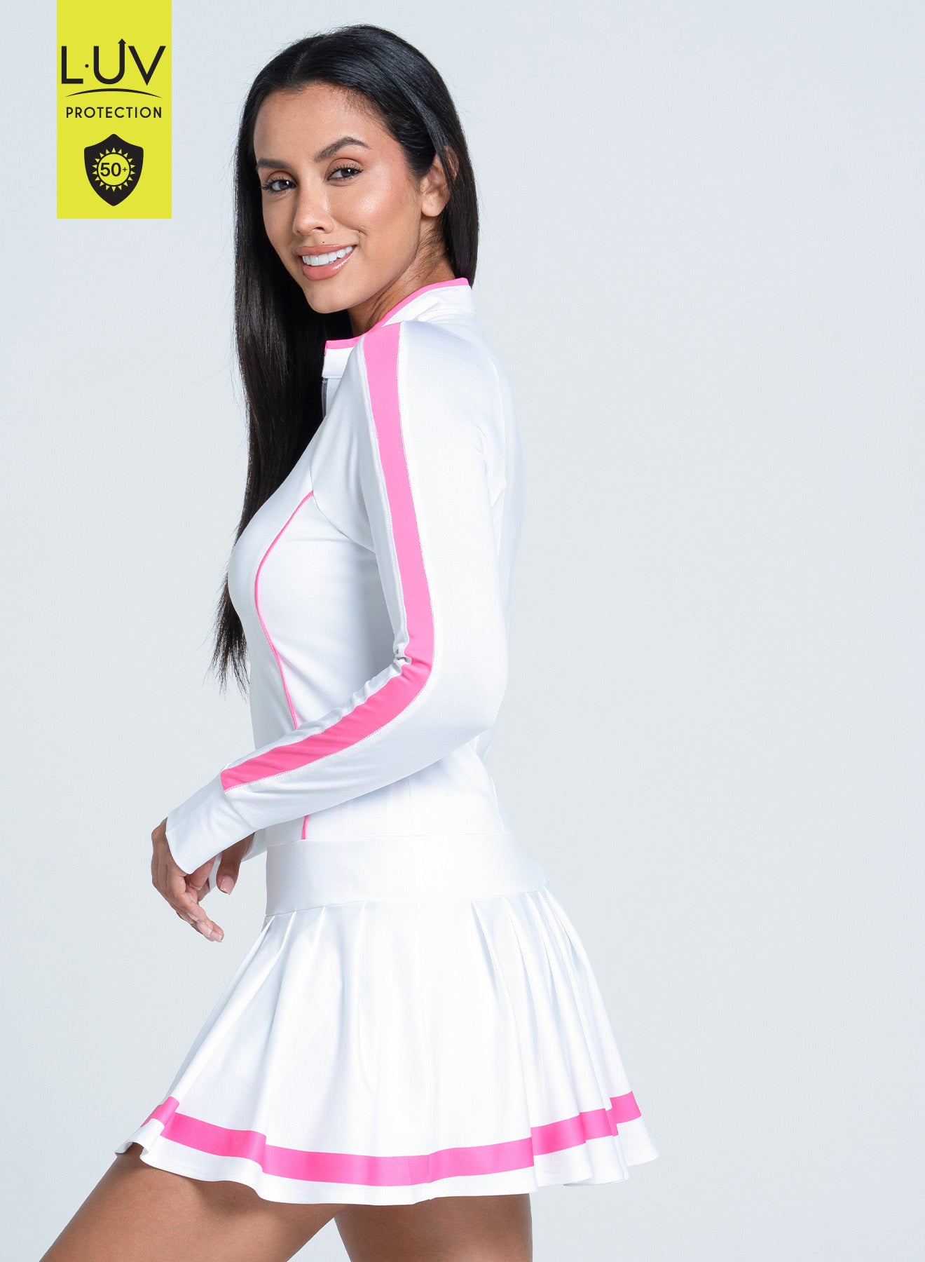 Fast Motion Long Sleeve Dress