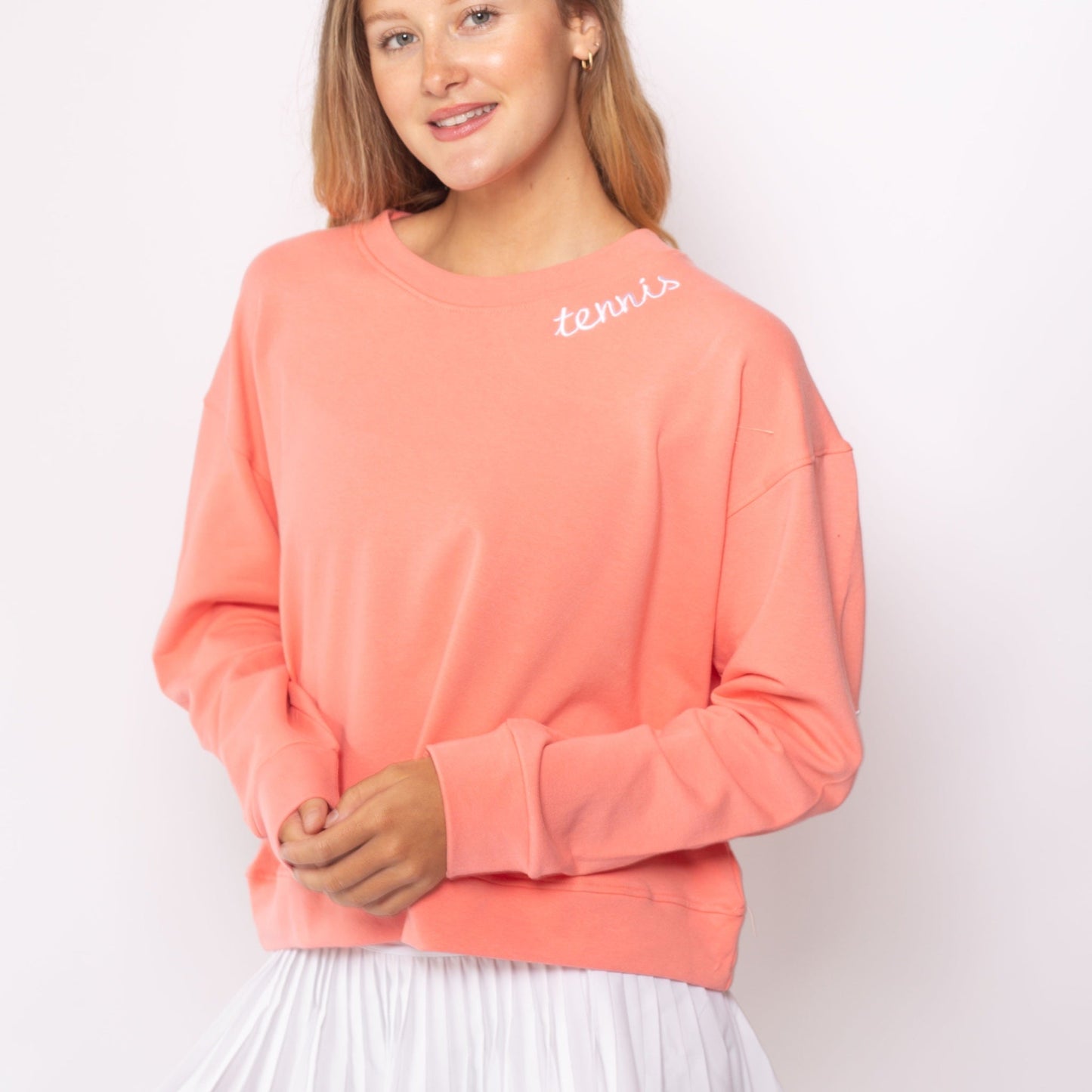 Tennis patches sweatshirt