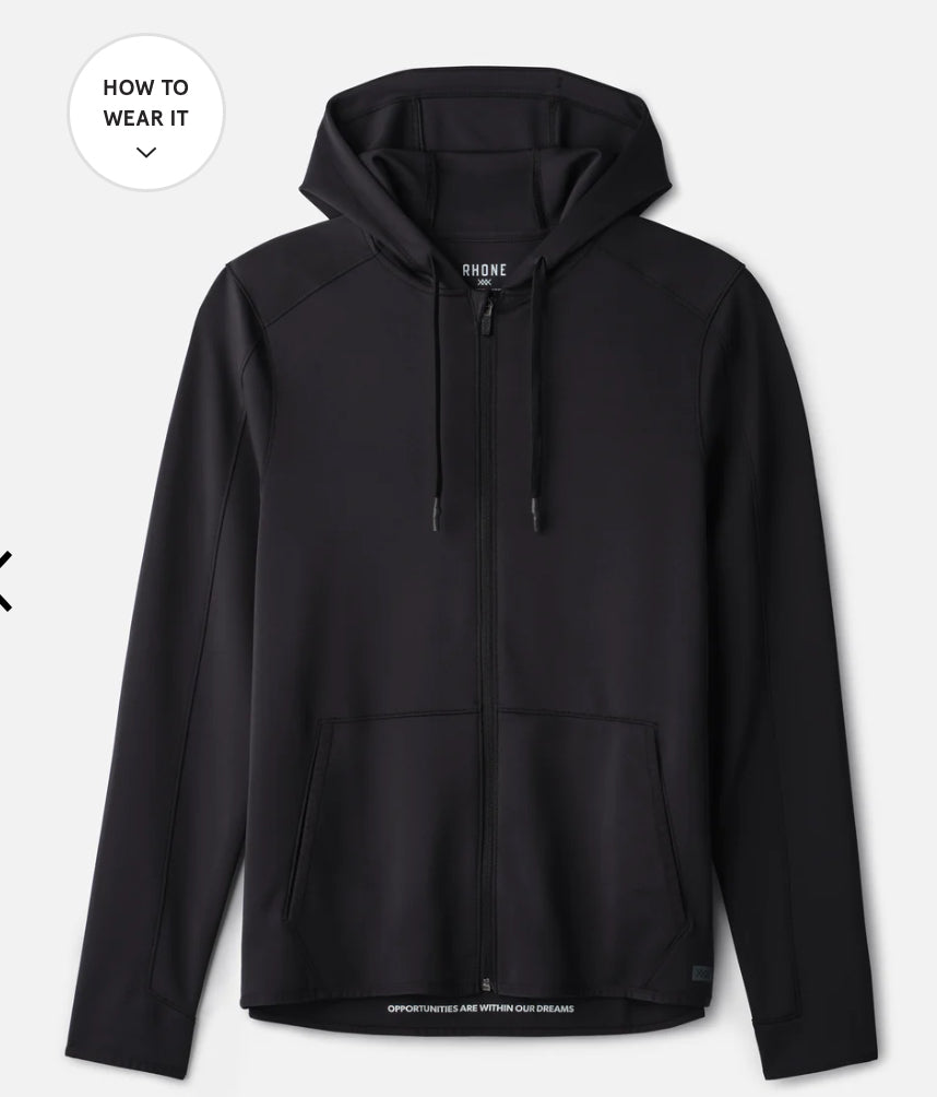 Rhone - WARM UP TECH FULL ZIP HOODIE