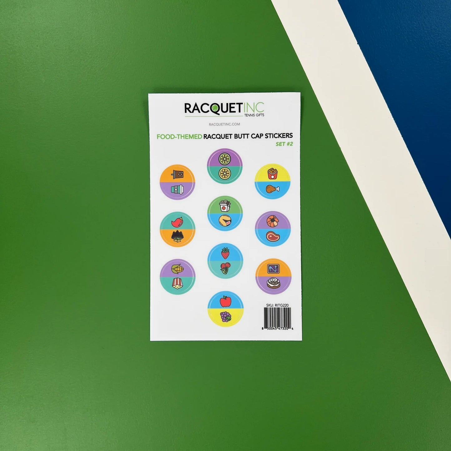 Fun Sticker Racquet Racquet Inc Butt Cap Sticker (set of 10 individual stickers) – 40 Love ...