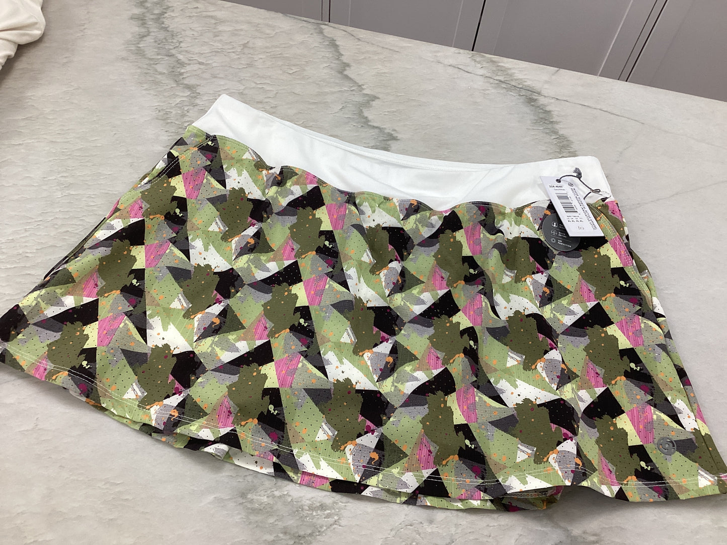 Lija Pin Dot Swing Skort