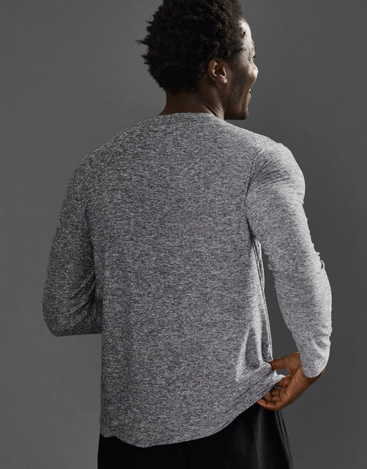 Beyond Yoga Mens Long Sleeve Featherweight Crew