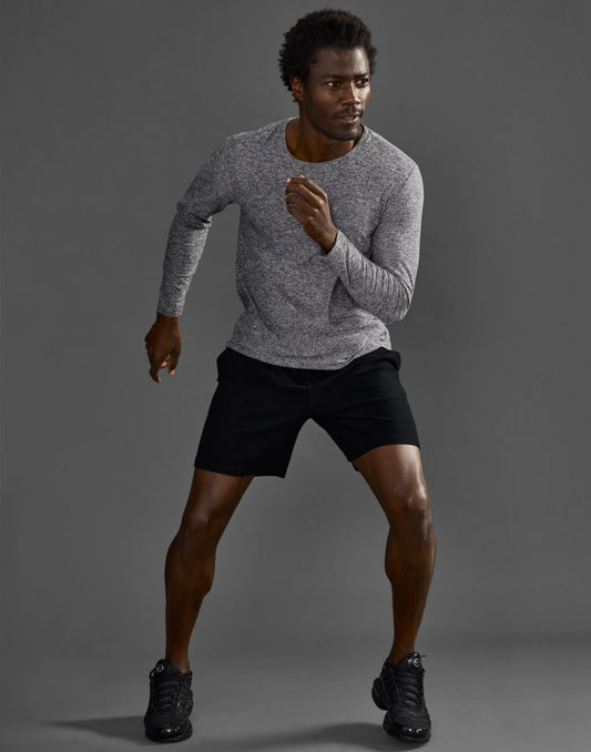 Beyond Yoga Mens Long Sleeve Featherweight Crew