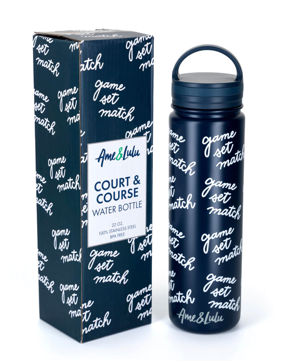 Ame & Lulu Court & Course Water Bottle